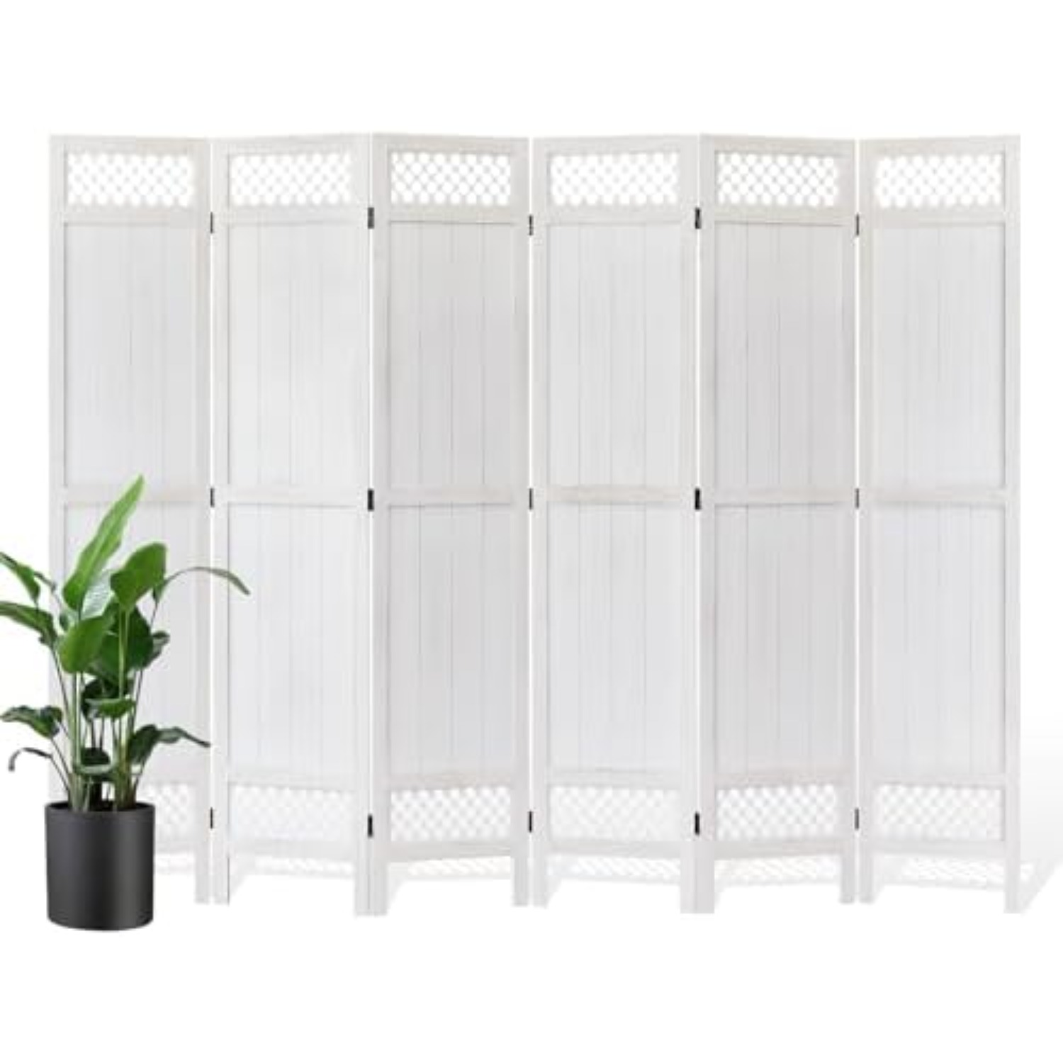 Partition Screen Divider - حاجز غرفة خشبي قابل للطي -