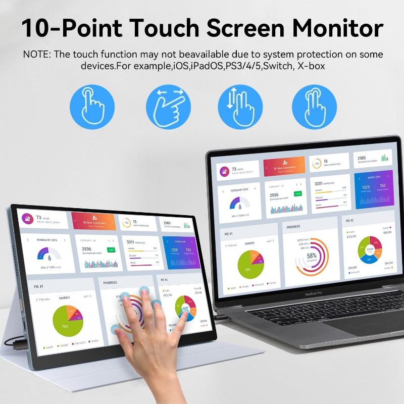 شاشة محمولة تعمل باللمس مقاس 1 - مراجعة Monitor Stand وسعره