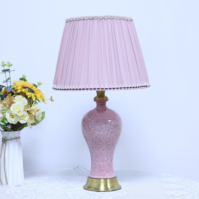 مصباح مكتبي على شكل مزهرية خزف - مراجعة Desk Lamp وسعره