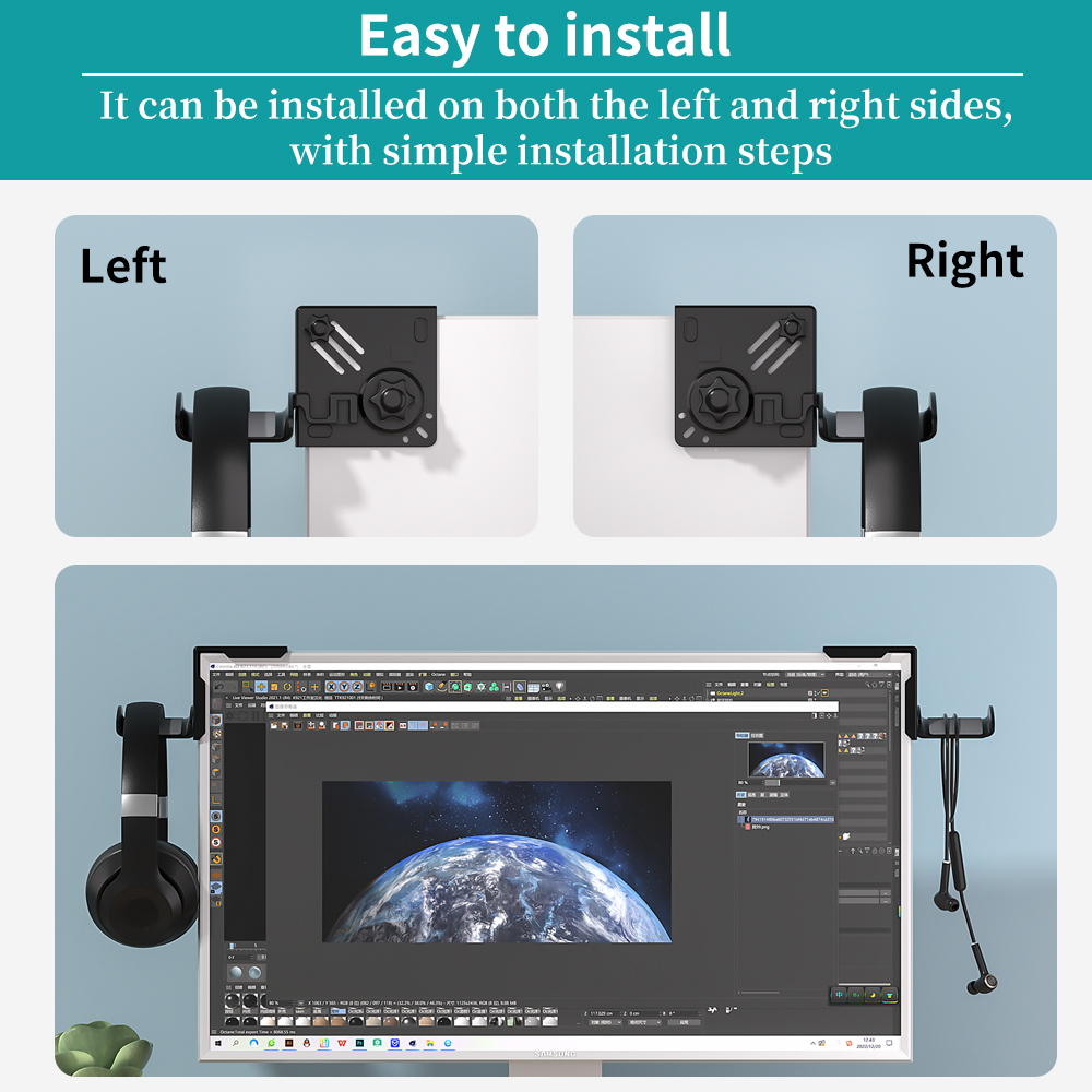 حامل سماعات الرأس البلاستيكي ا - مراجعة Monitor Stand وسعره