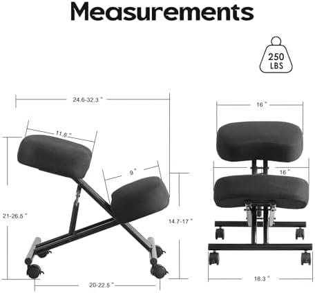 كرسي مريح للركوع، مصنوع من قما - مراجعة Office Chair وسعره