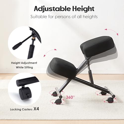 كرسي مريح للركوع، مصنوع من قما - مراجعة Office Chair وسعره